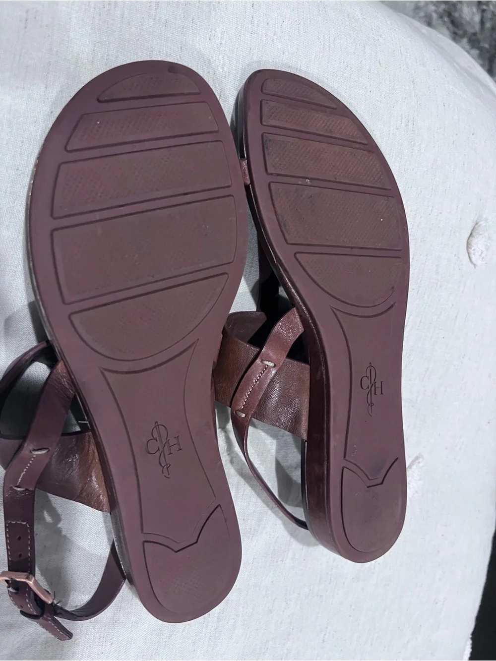 Cole Haan Brown Toe Thong Sandals-Size 6.5
